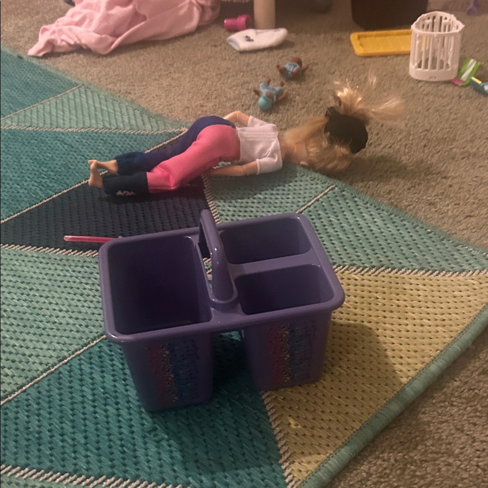 Purple Toy Storage Caddy